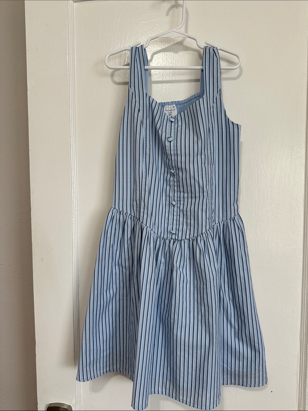 Abercrombie Girls Blue stripe dress
